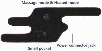 Heated And Vibration Massage Knee Brace Wrap review