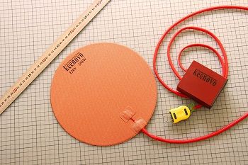 KEENOVO Circular Silicone Heater Mat